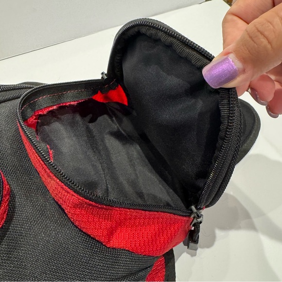 Joe Rocket Manta Magnetic Tank Bag Red Black Motorcycle Biker Travel - Picture 10 of 13